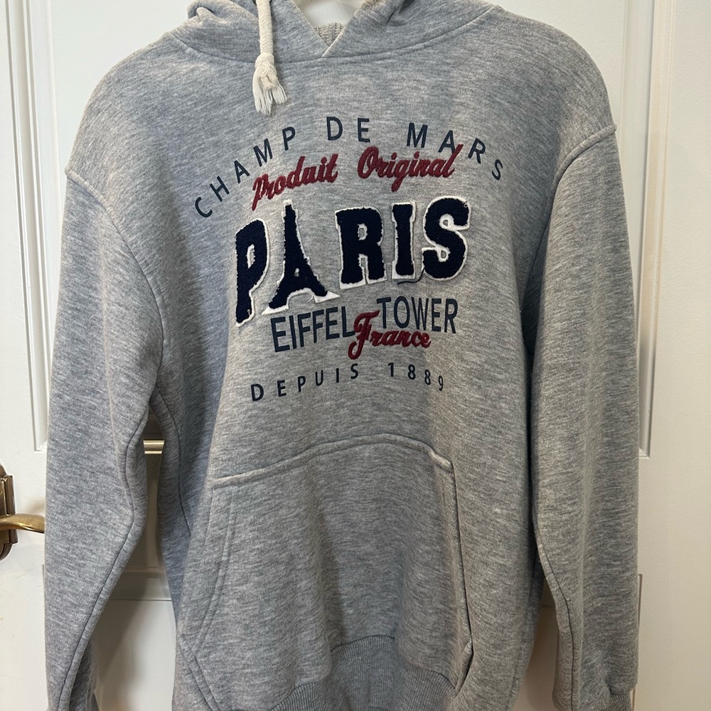 Paris Gray Hoodie